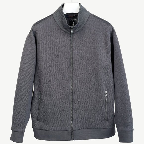 Louis Vuitton Grey Monogram Zip-Through Jacket - Picture 2 of 12